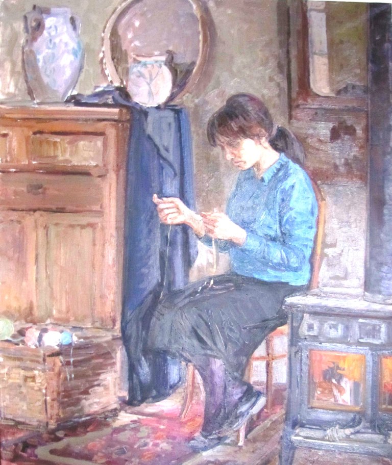 By the Stove by John Wurdeman